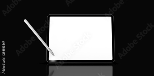 computer device mobile isolated background 3d