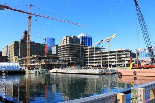 Construction on the Waterfront, Halifax, Nova Scotia, Canada