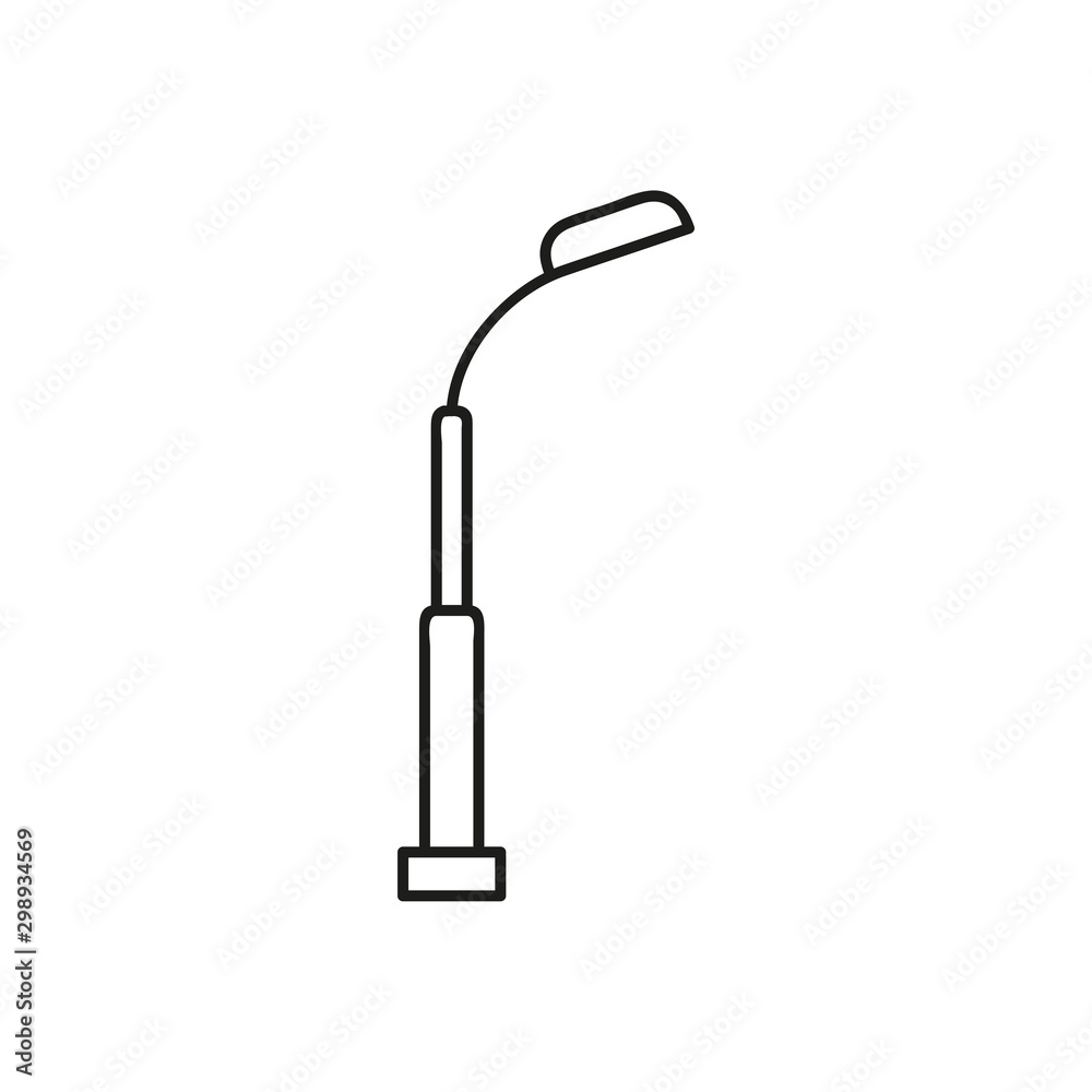 Street Lamp. Thin line icon for website design and development, app development. Premium icon Street Lamp. Thin line icon for website design and development, app development. Premium icon