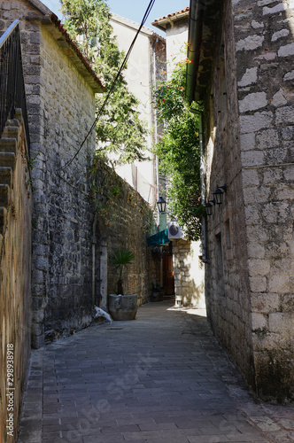 The old city in Kotor. Montenegro