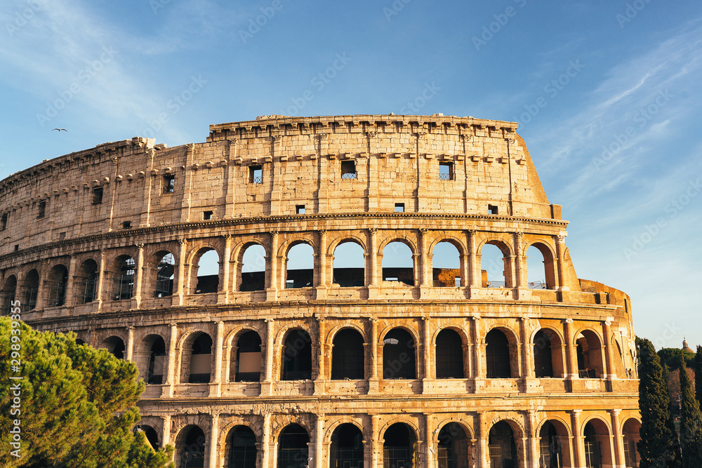 Roma coliseum or colosseum theater, Rome, Italy