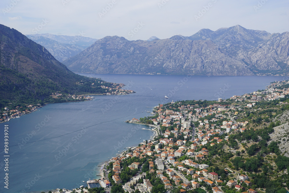 Montenegro View from the Fortress of St. John in Kotor   