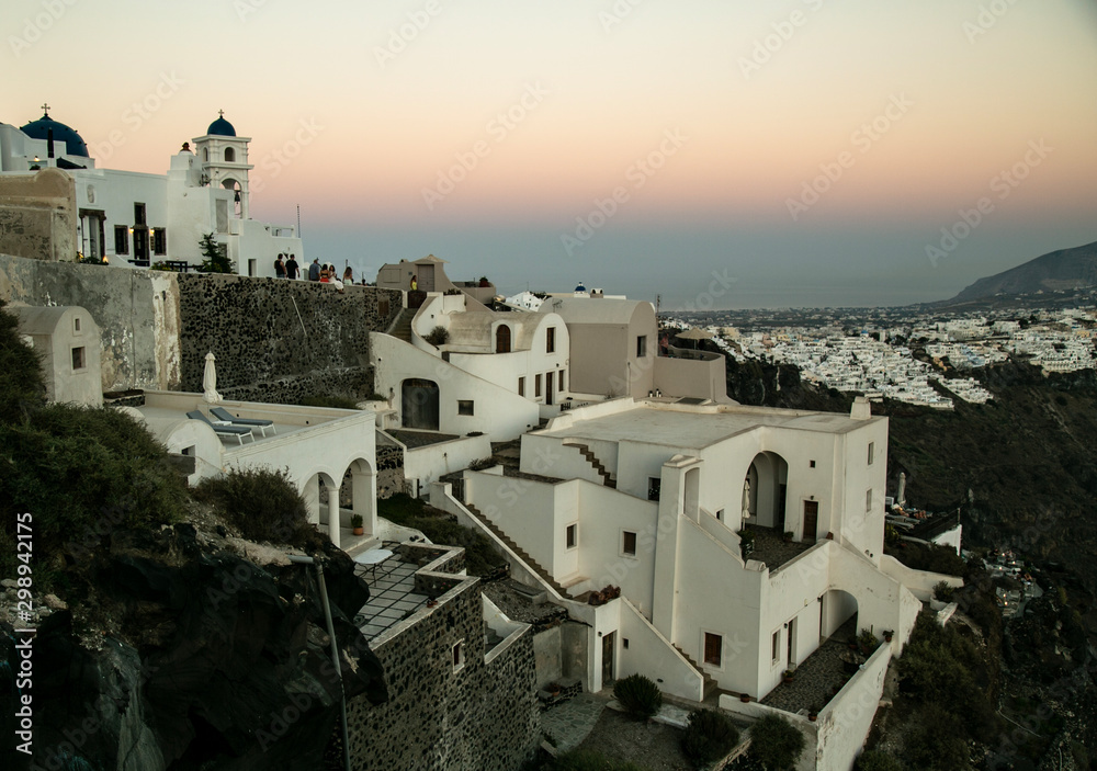 Fototapeta premium Santorini seacoasts 