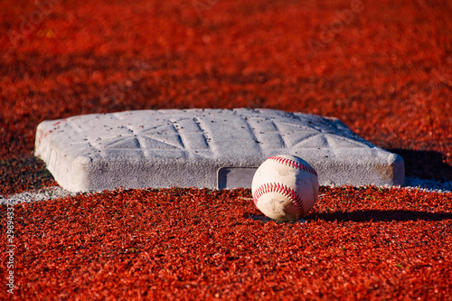 Canvas Print 2019-08-28 BASEBALL AND BASE
