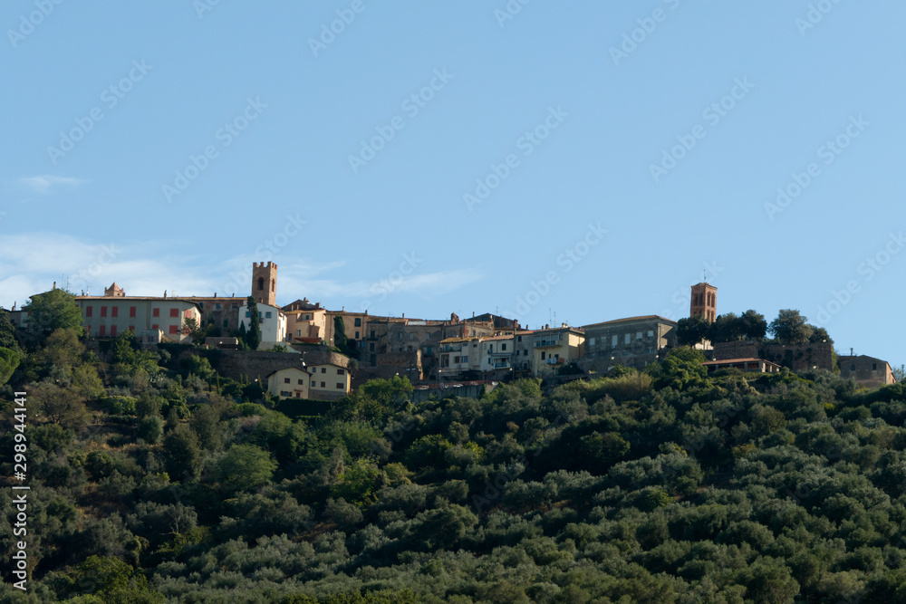 Montepescali village in Tuscany, Italy.