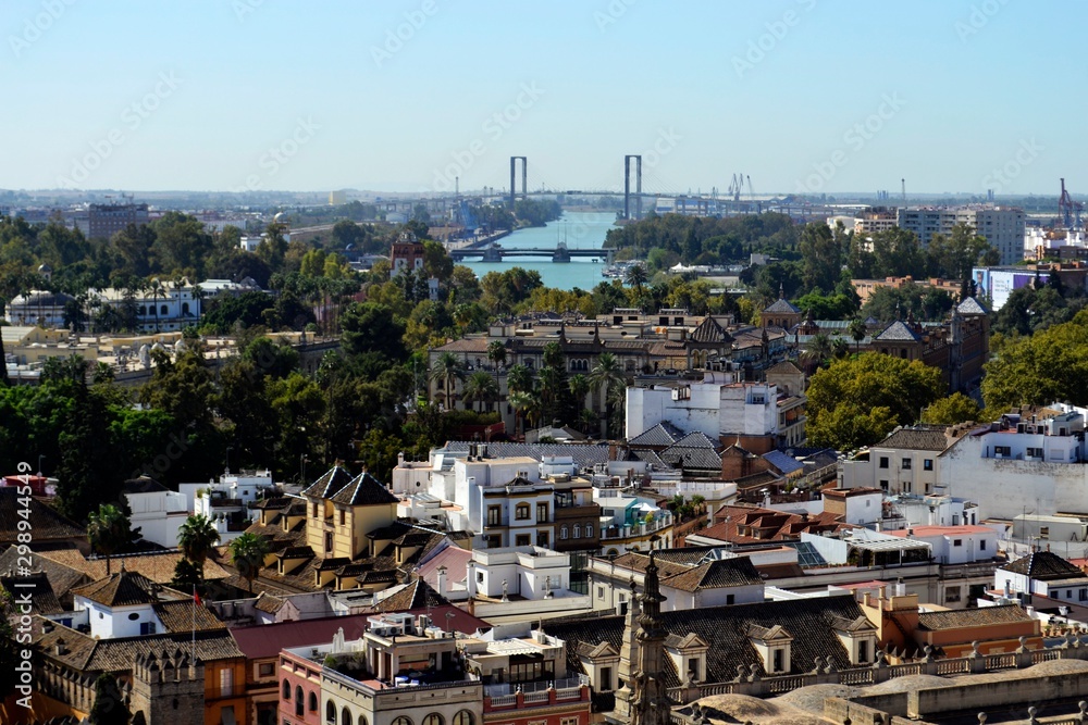 Vistas de Sevilla desde las alturas.