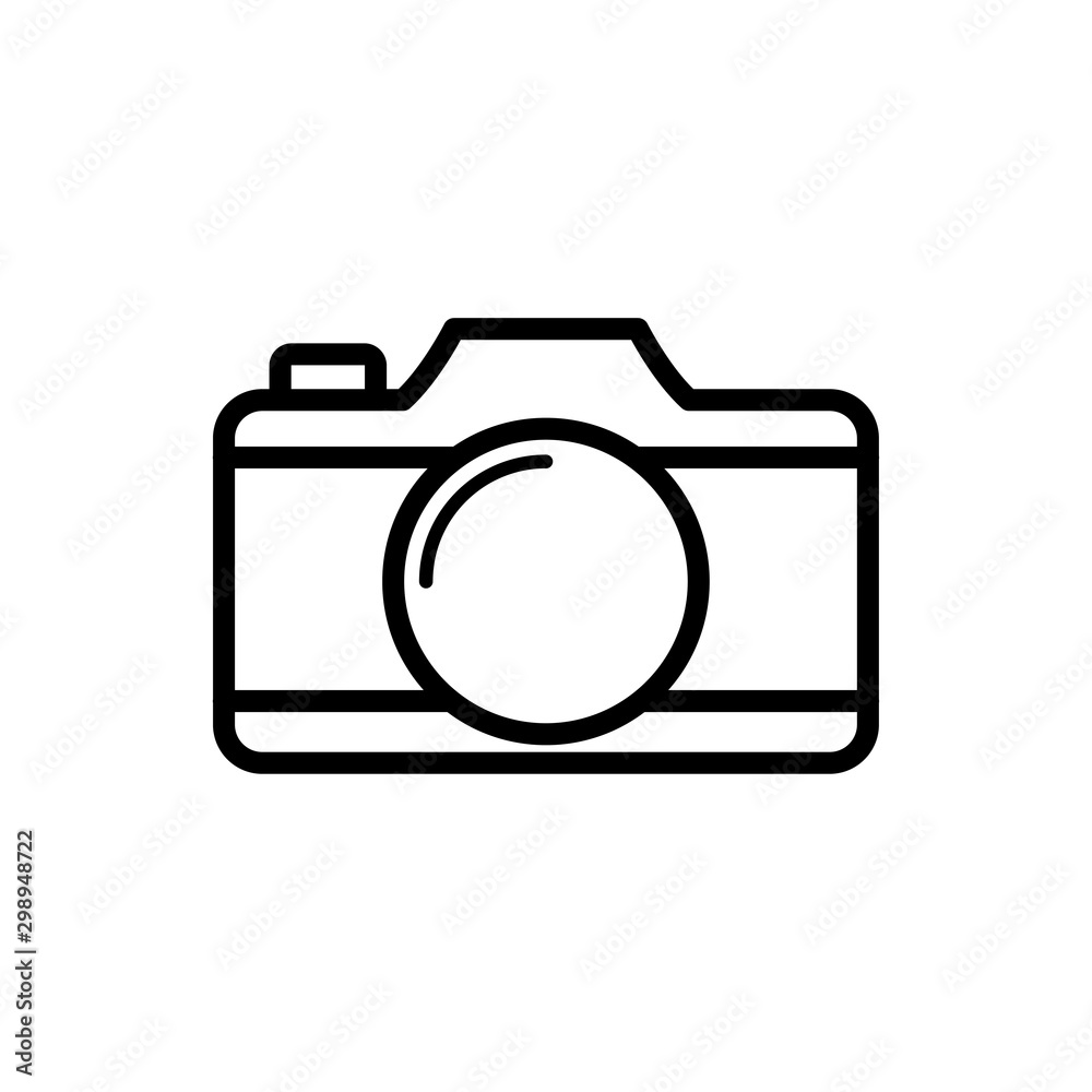 Camera icon trendy Camera icon trendy