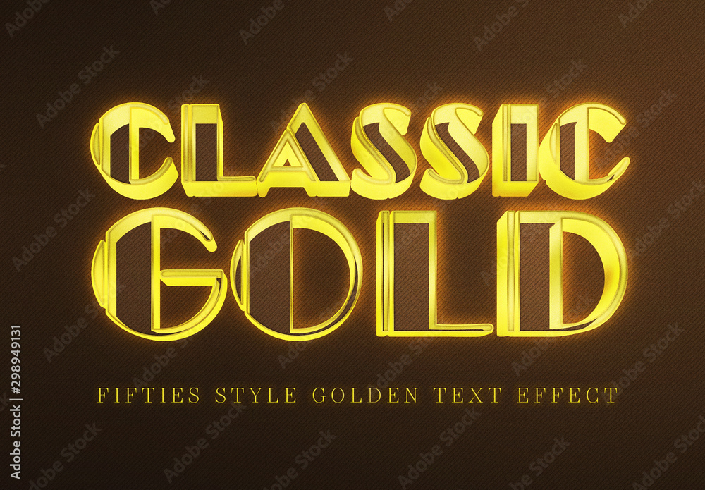 antique gold photoshop text effect download
