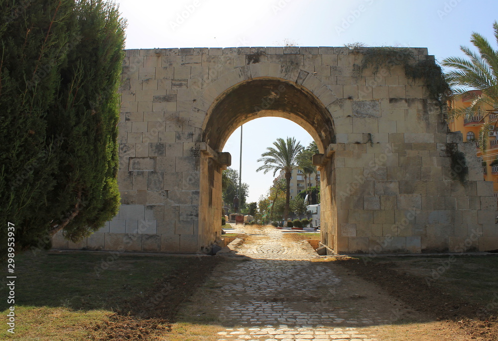 Cleopatra's Gate in Tarsus Turkish province, antique monument