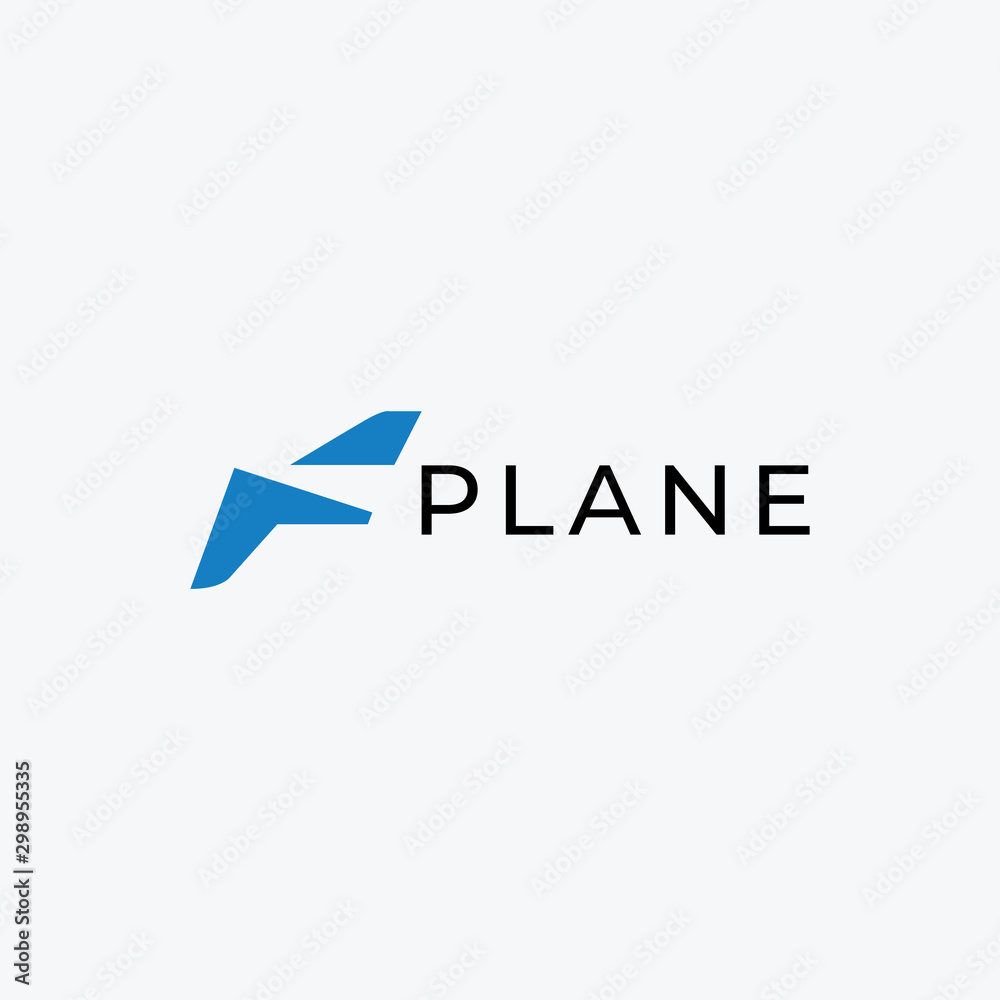 Airplane Logo Template Design Vector. Airplane Logo Template Design Vector.