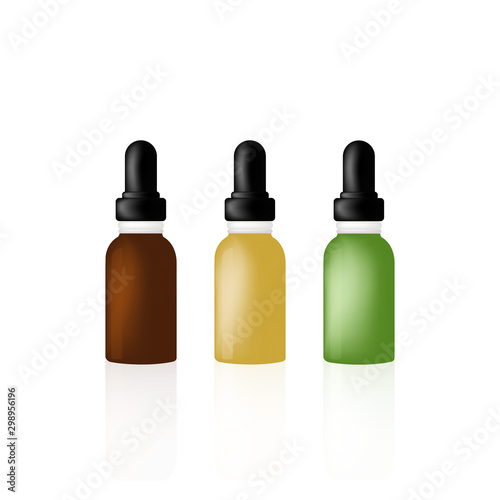 Cosmetic Tincture Oil Bottles for Beauty and Aromatherapy