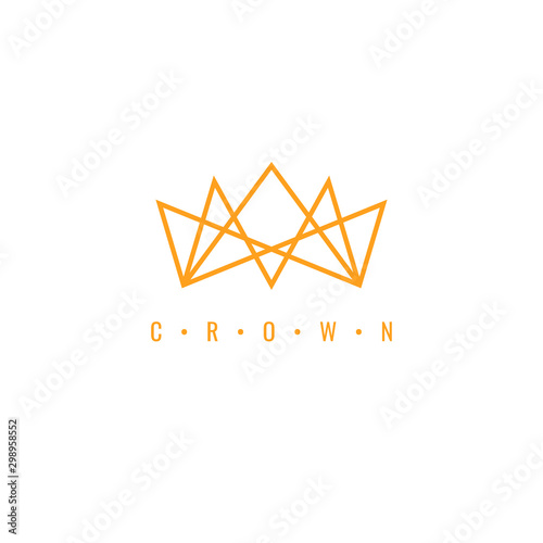 Royal crowns deluxe. Quality crown icons. crown symbol vector illustration