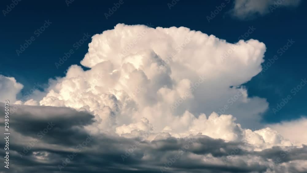 Fast Moving Cumulonimbus and Stratus Clouds Timelapse Fast Moving Cumulonimbus and Stratus Clouds Timelapse