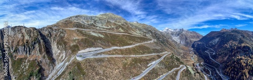 Der Grimselpass in der Schweiz