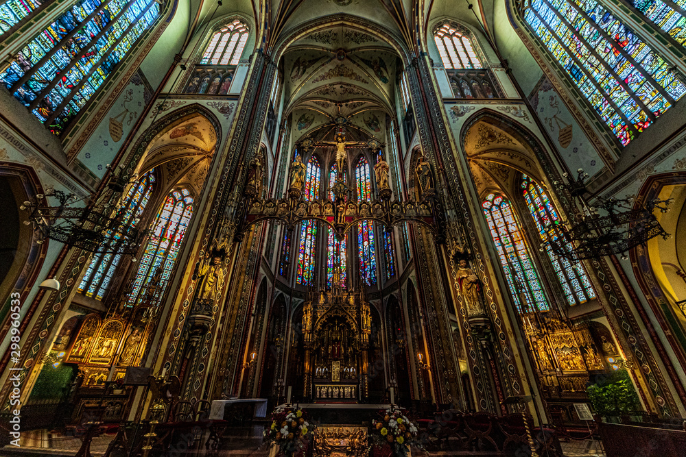 interior of church in amsterdam