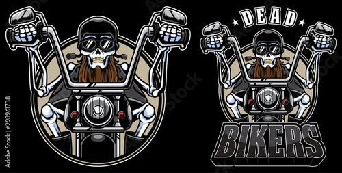 Dead Biker Mascot