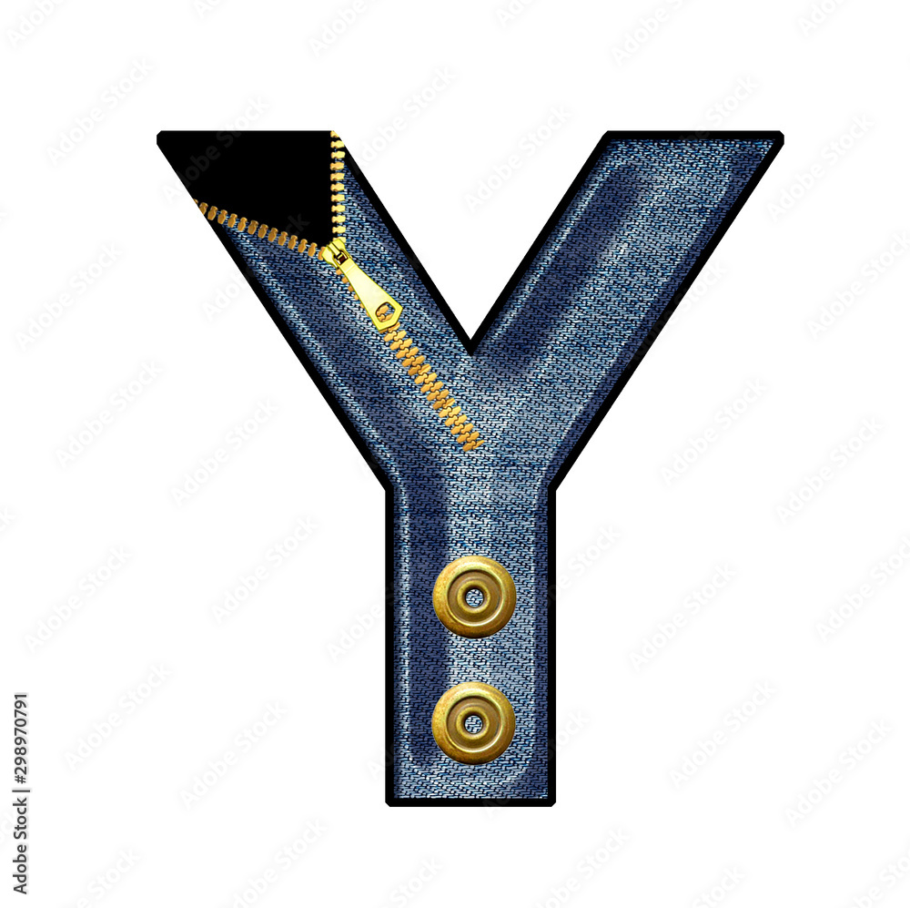 isolated 3d alphabet and number with golden zipper isolated 3d alphabet and number with golden zipper
