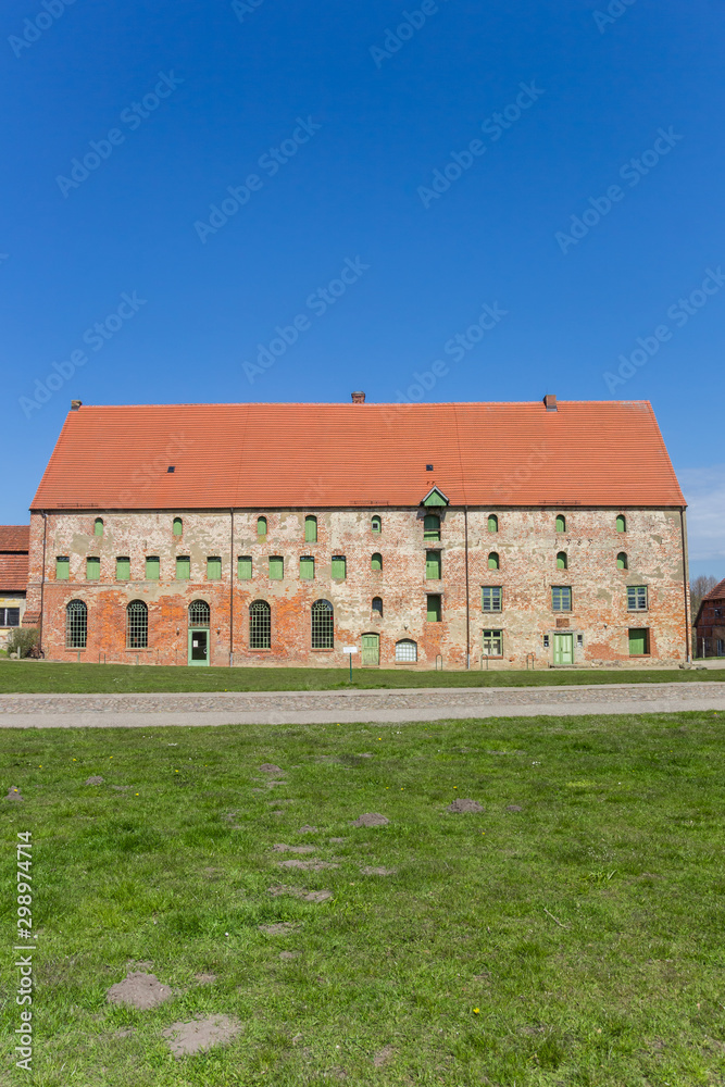 Historic building of the monastery in Dargun, Germany