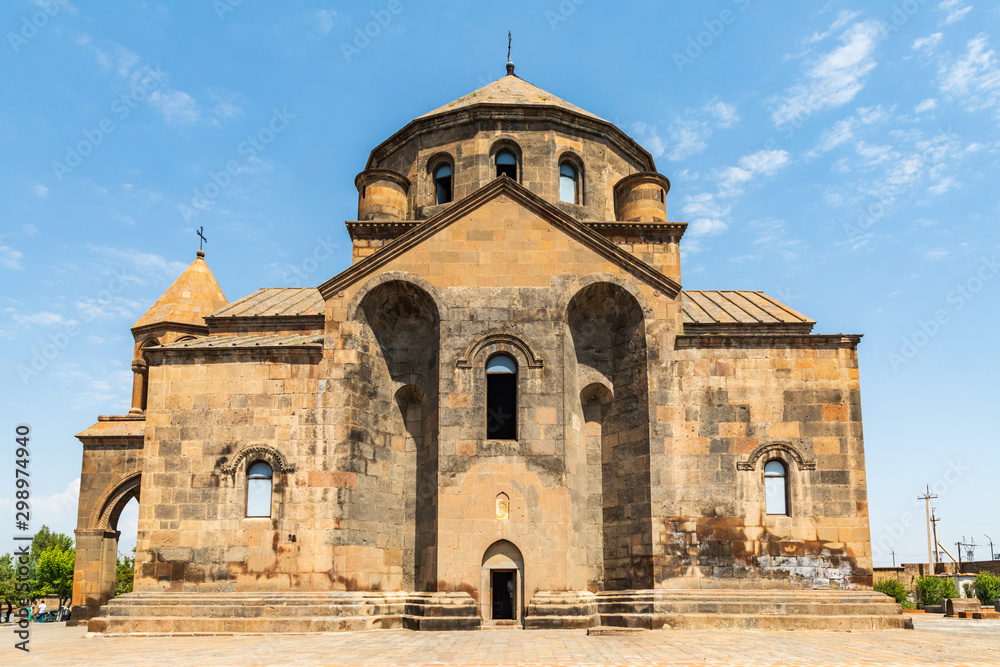 Armenia. Armavir Province. Vagharshapat. Exterior view of the Saint Hripsime Church.