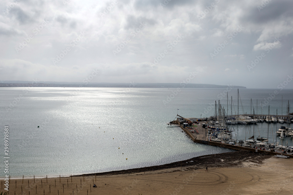 View of Palma de Mallorca on an autumn day View of Palma de Mallorca on an autumn day