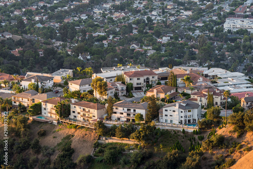 Early morning view of hillt...