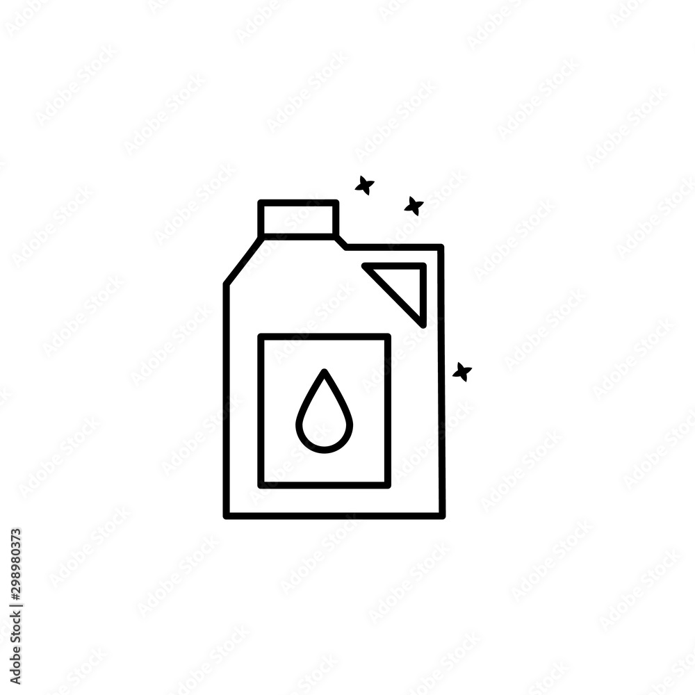Oil bottle gasoline icon. Simple line, outline vector of oil industry icons for ui and ux, website or mobile application Oil bottle gasoline icon. Simple line, outline vector of oil industry icons for ui and ux, website or mobile application