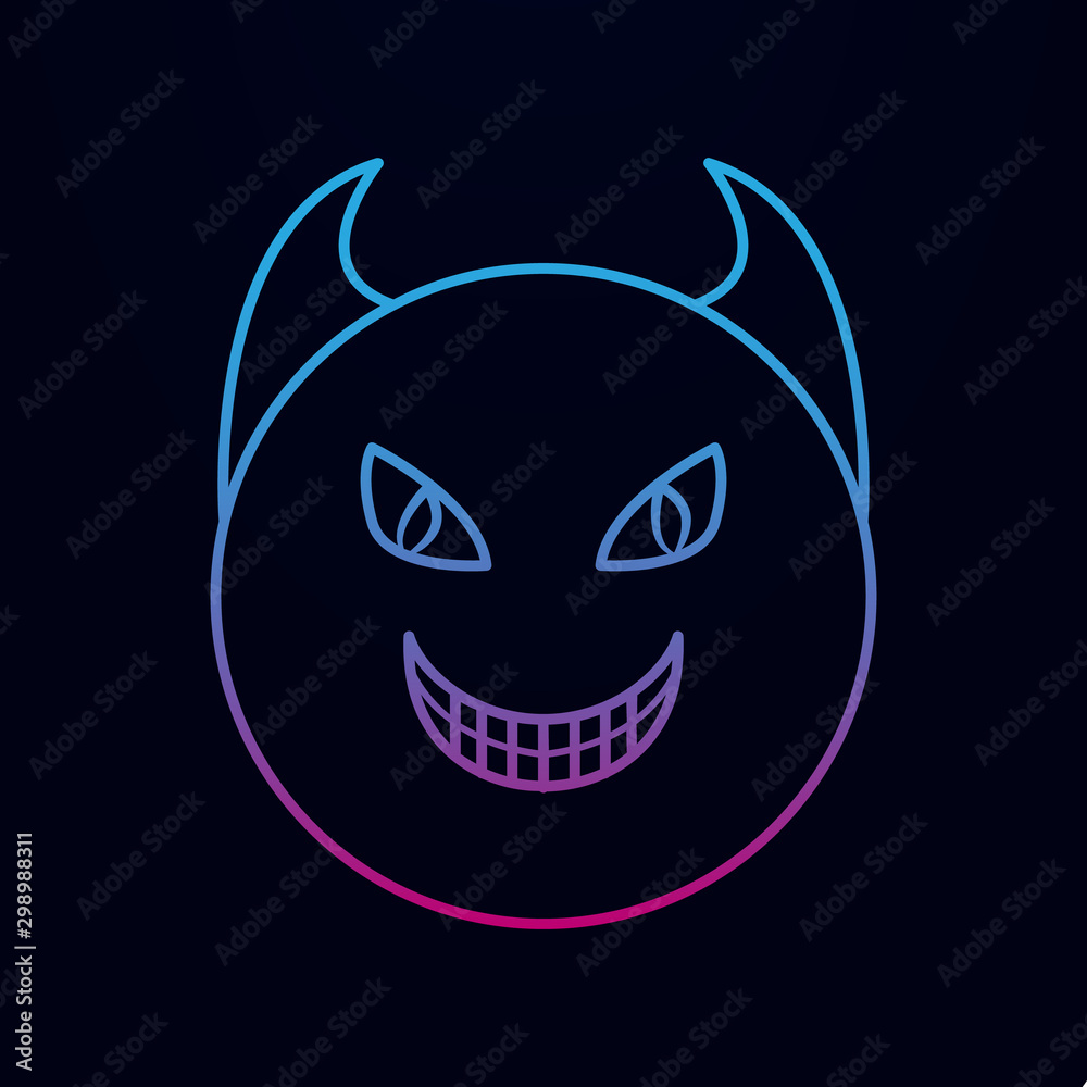 Demon autarch nolan icon. Simple thin line, outline vector of angel and demon icons for ui and ux, website or mobile application Demon autarch nolan icon. Simple thin line, outline vector of angel and demon icons for ui and ux, website or mobile application
