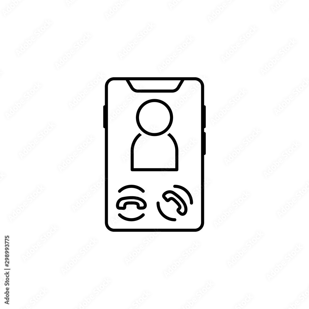 Smartphone call icon. Element of smartphone icon Smartphone call icon. Element of smartphone icon