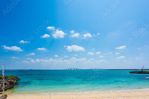                   Beautiful beach in Miyakojima Island  Okinawa.