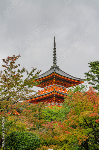 京都 清水寺の三重塔