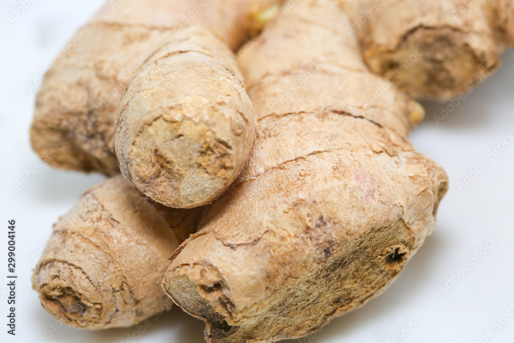 Ginger Isolated on a white Clipping Path - Image Ginger Isolated on a white Clipping Path - Image