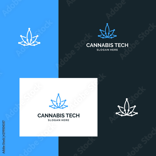 inspiring logo design premium cbd, marijuana, cannabis