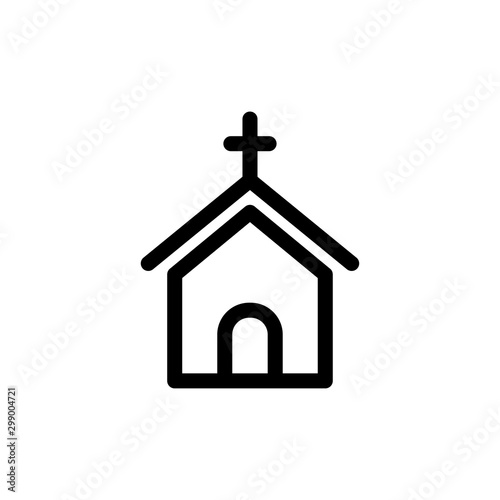 Church building icon