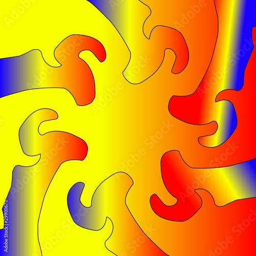 Abstract background with colorful design