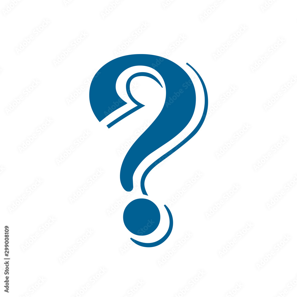 Question mark icon vector isolated symbol illustration EPS 10