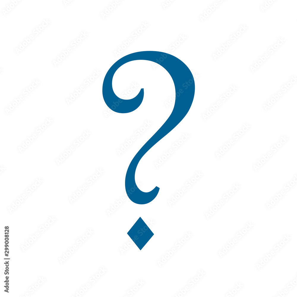 Question mark icon vector isolated symbol illustration EPS 10 Question mark icon vector isolated symbol illustration EPS 10