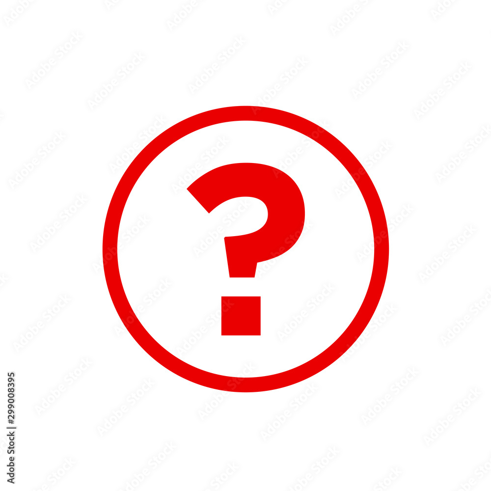 Question mark icon vector isolated symbol illustration EPS 10 Question mark icon vector isolated symbol illustration EPS 10