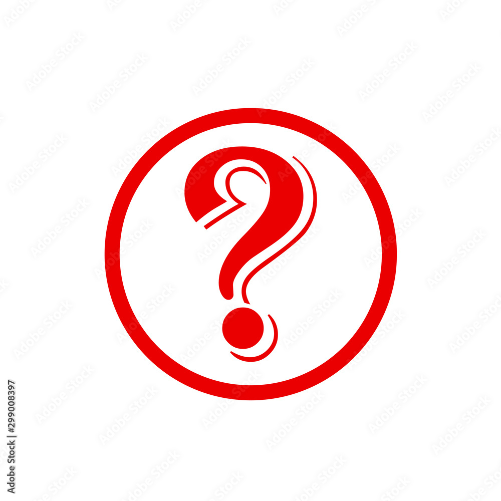 Question mark icon vector isolated symbol illustration EPS 10 Question mark icon vector isolated symbol illustration EPS 10