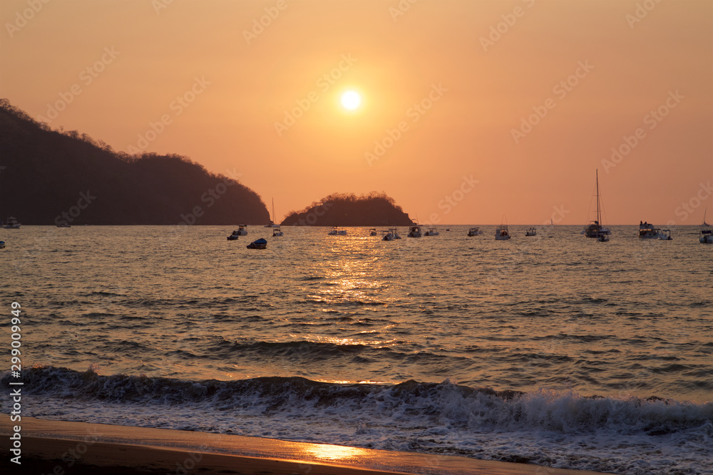 Sonnenuntergang Playas del Coco 