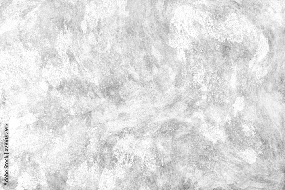 Fototapeta premium Concrete wall white color for background. Old grunge textures with scratches and cracks. White painted cement wall texture.