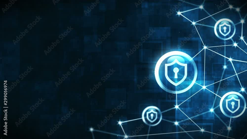 Shield security with safety lock icon. Internet connection. Firewall,Password,Protection. Privacy sign floating. Polygonal space with connecting dots and lines. Wireframe polygon and icon. Shield security with safety lock icon. Internet connection. Firewall,Password,Protection. Privacy sign floating. Polygonal space with connecting dots and lines. Wireframe polygon and icon.