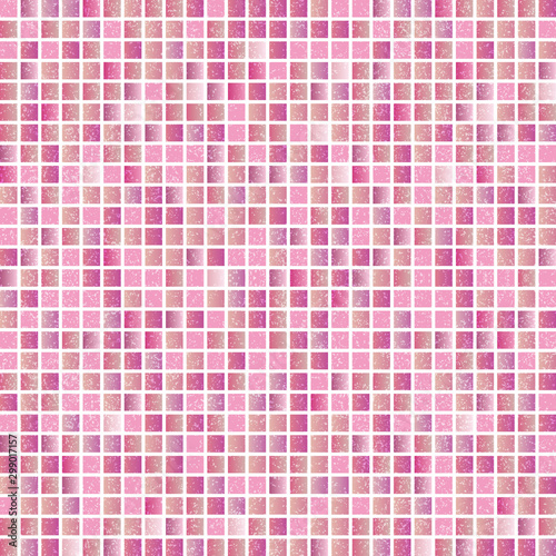 Mosaic background of pink glitter