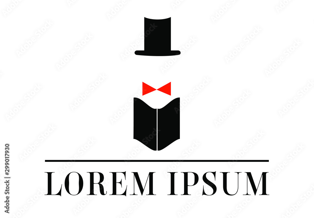 Logo for business or publishing industry. Vector for design Logo for business or publishing industry. Vector for design