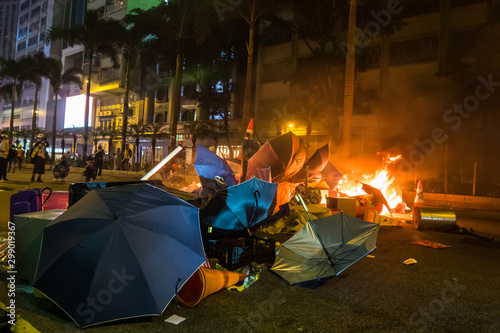 Canvas Print 9.29 Hong Kong Protest Against Totalitarianism
