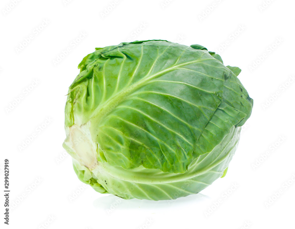 Fototapeta premium cabbage on white background