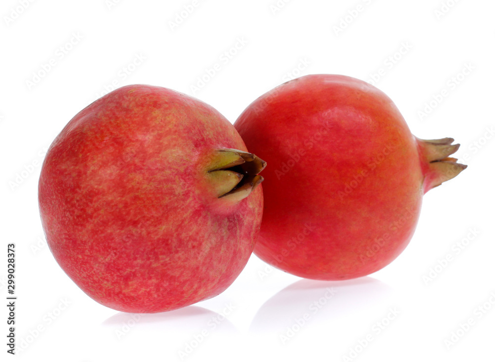 Pomegranate isolated on white background Pomegranate isolated on white background