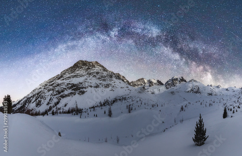 Swiss alps Star panorama