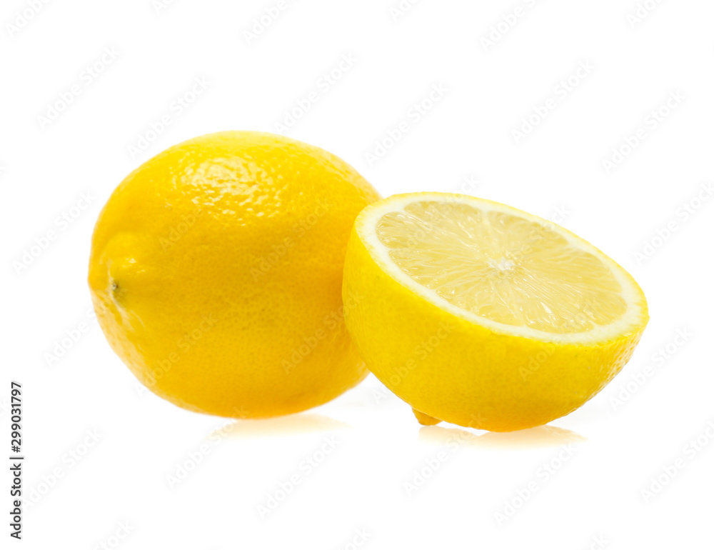 lemon isolated on white background