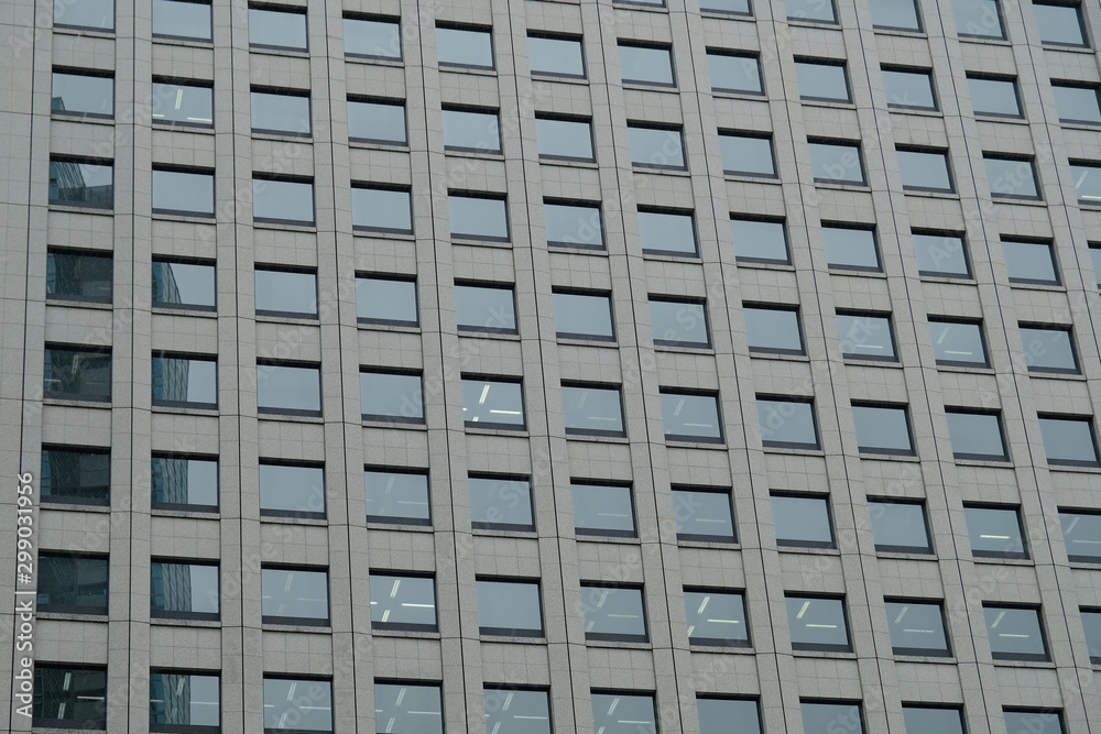 office buildings on rainy day office buildings on rainy day