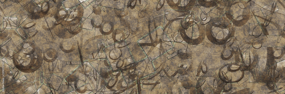 Fototapeta premium 3D rendering. Corrosion metals- background abstract pattern